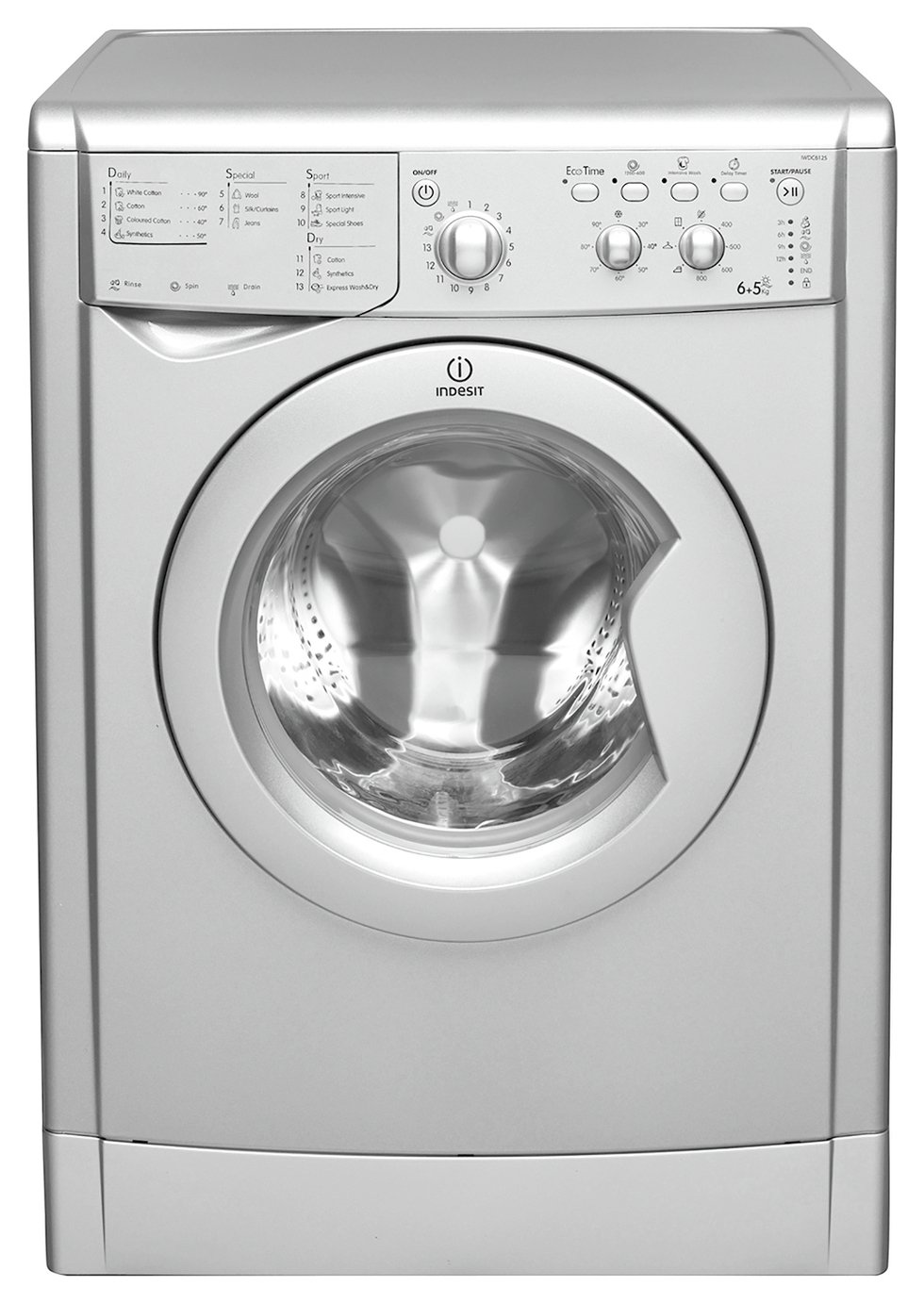 Indesit IWDC6125S 6KG / 5KG 1200 Spin Washer Dryer Reviews
