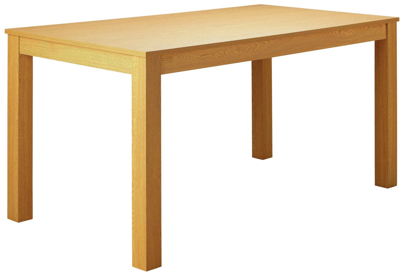 Argos Home Wood Effect 6 Seater Dining Table Oak Effect (8055545