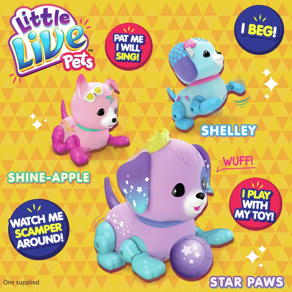 Little Live Pets Lil' Precious Pups Single Pack (8058841) Argos Price