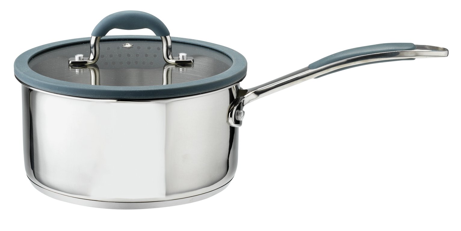 Sainsbury's Home 3 Piece Stainless Steel Pan Set Reviews