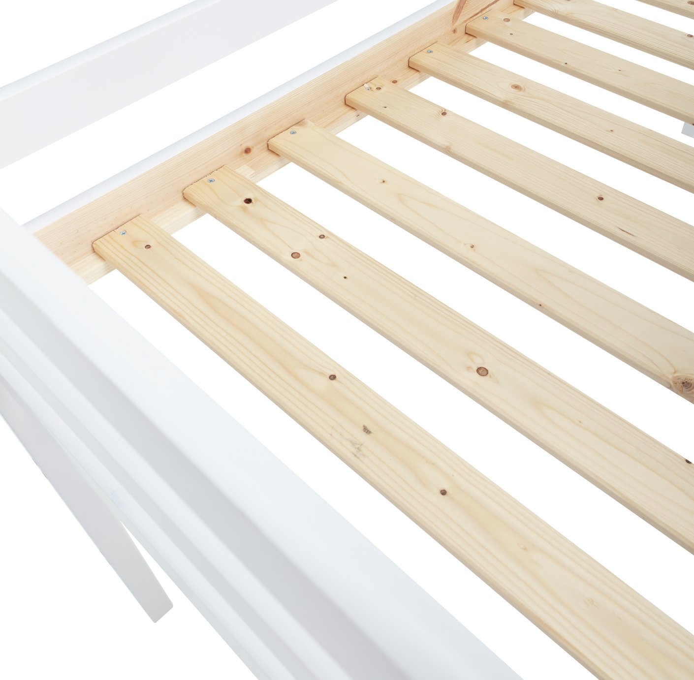 Argos Home Mia White High Sleeper Bed Frame, Desk & Shelves Reviews