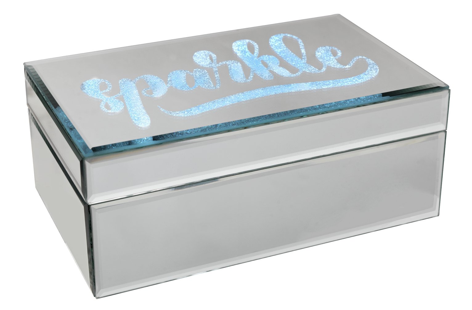 Mirror Sparkle Light Up Jewellery Box (8105691) Argos Price Tracker