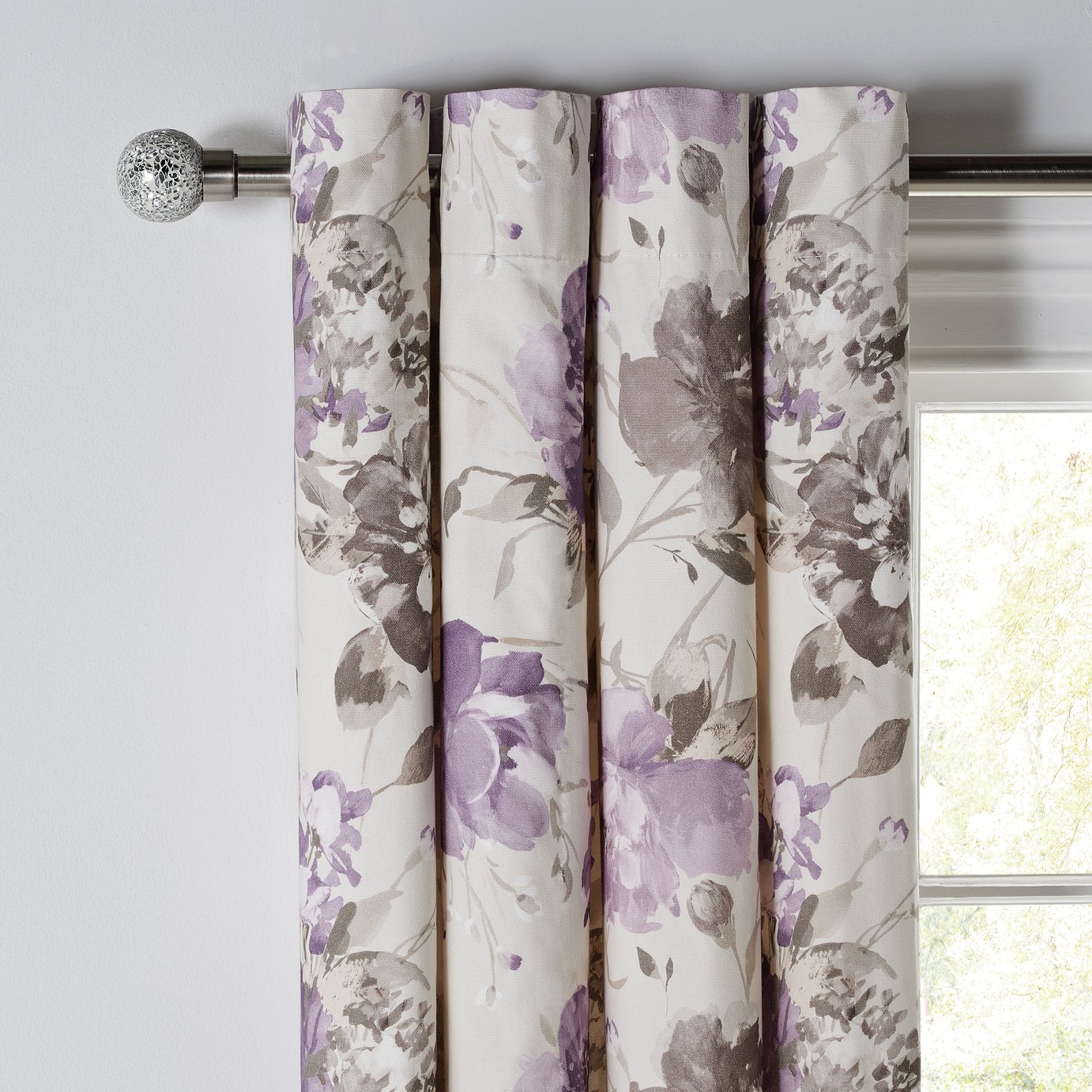 Argos Home Peony Lined Curtains 117x137cm Reviews