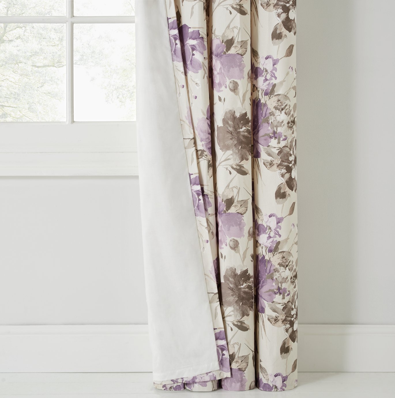 Argos Home Peony Lined Curtains 117x137cm Reviews