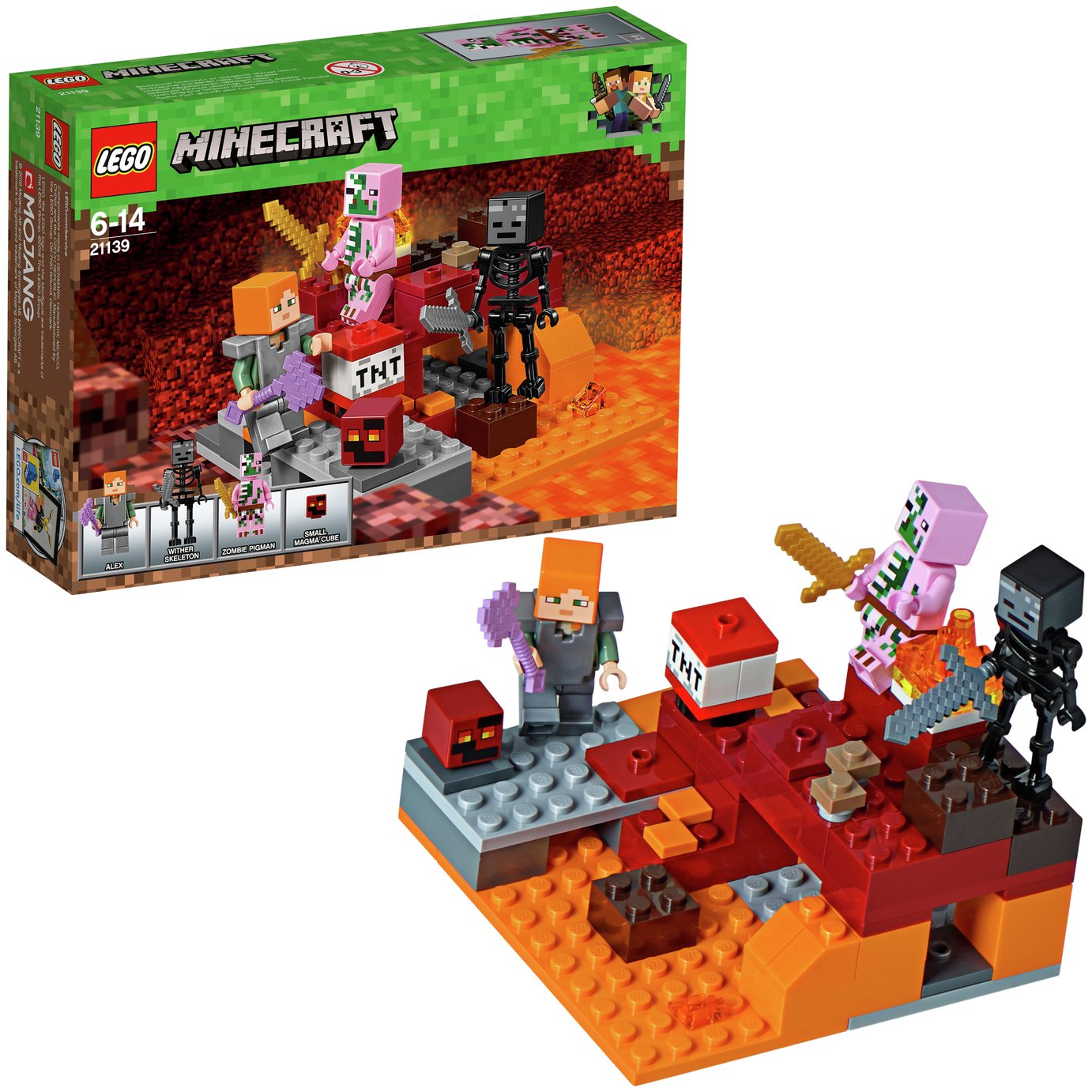 LEGO Minecraft The Nether Fight 21139 (8162232) Argos Price Tracker
