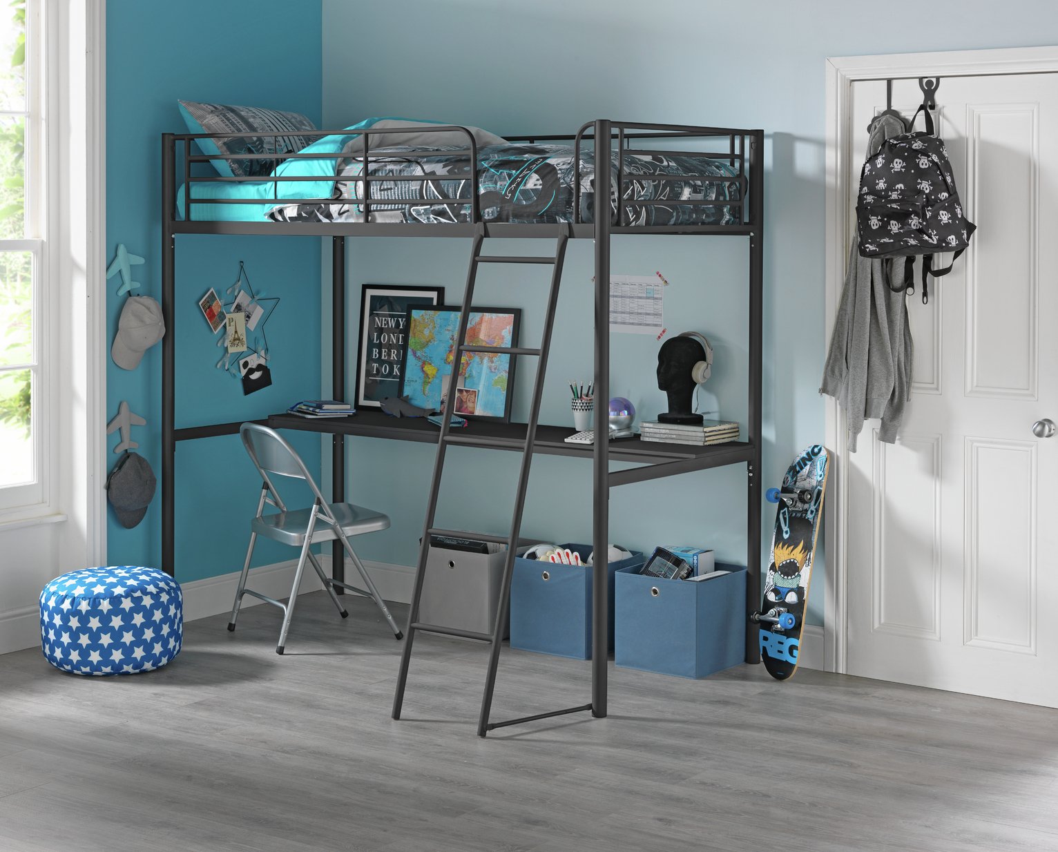 Argos Home Black High Sleeper, Desk & Kids Mattress Reviews