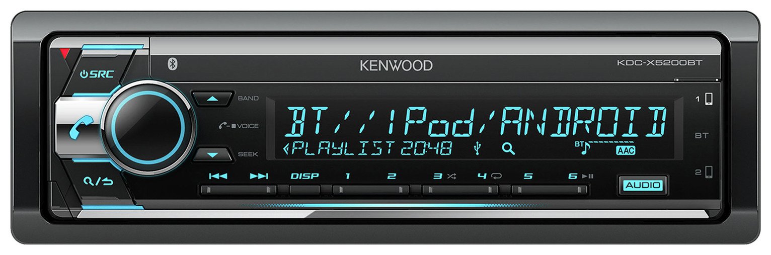 Kenwood KDCX5200BT Car Stereo (8169596) Argos Price Tracker