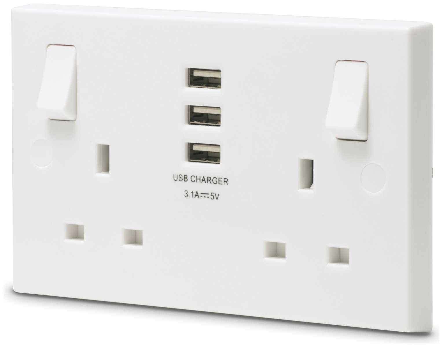 BG Nexus 2 Gang Sockets with 3 X USB 3.1 Sockets Reviews