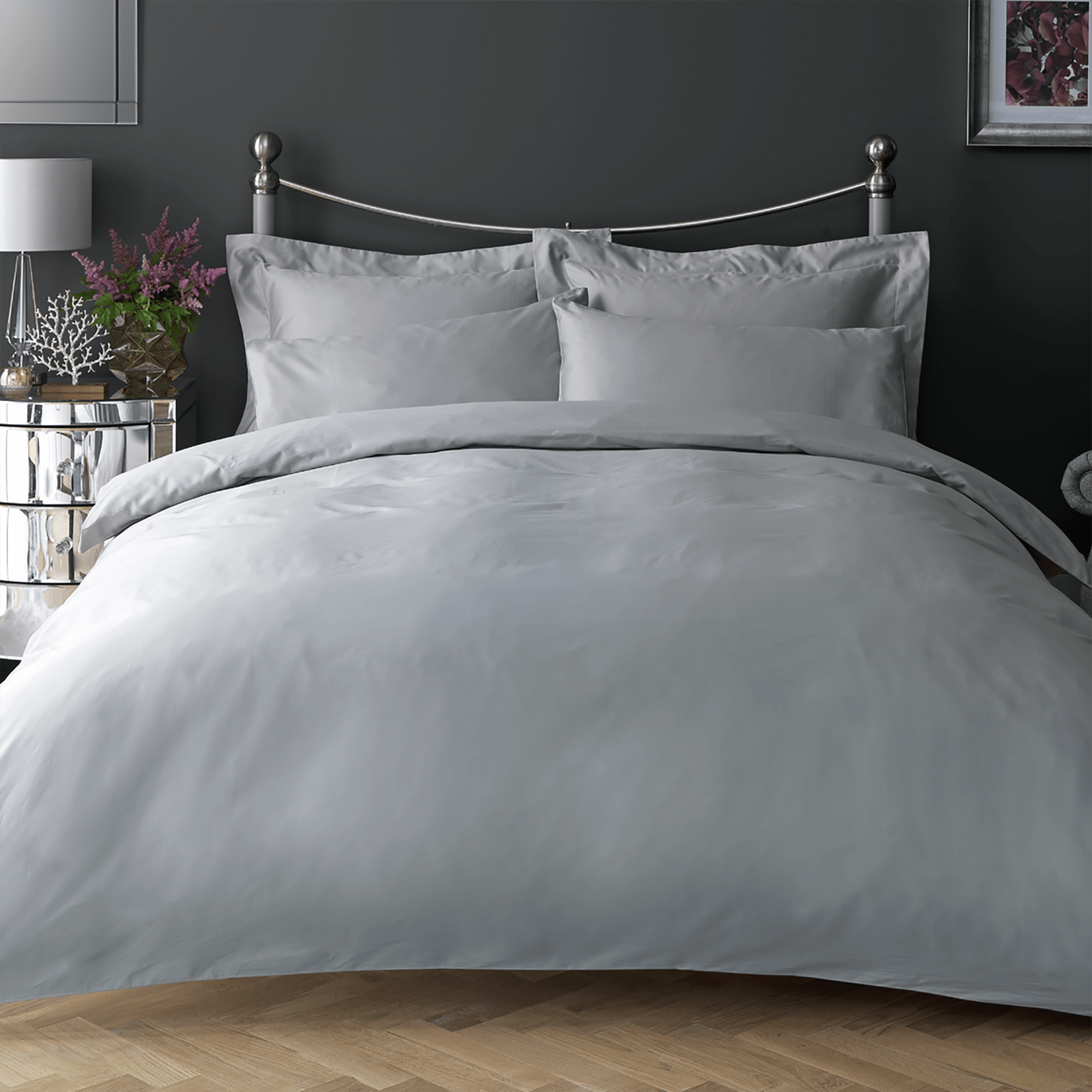 Argos Home 400 TC Grey Oxford Bedding Set Reviews