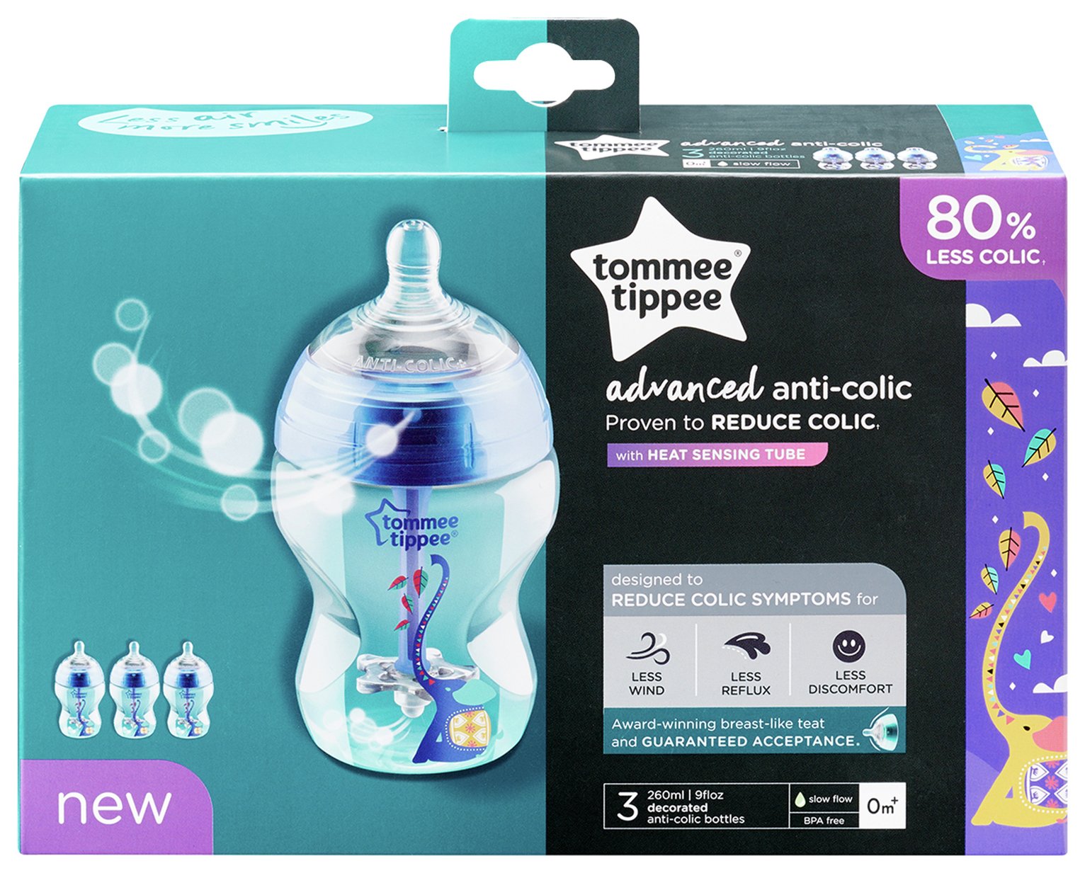 Tommee Tippee Advanced AntiColic Blue Bottles Reviews Updated August