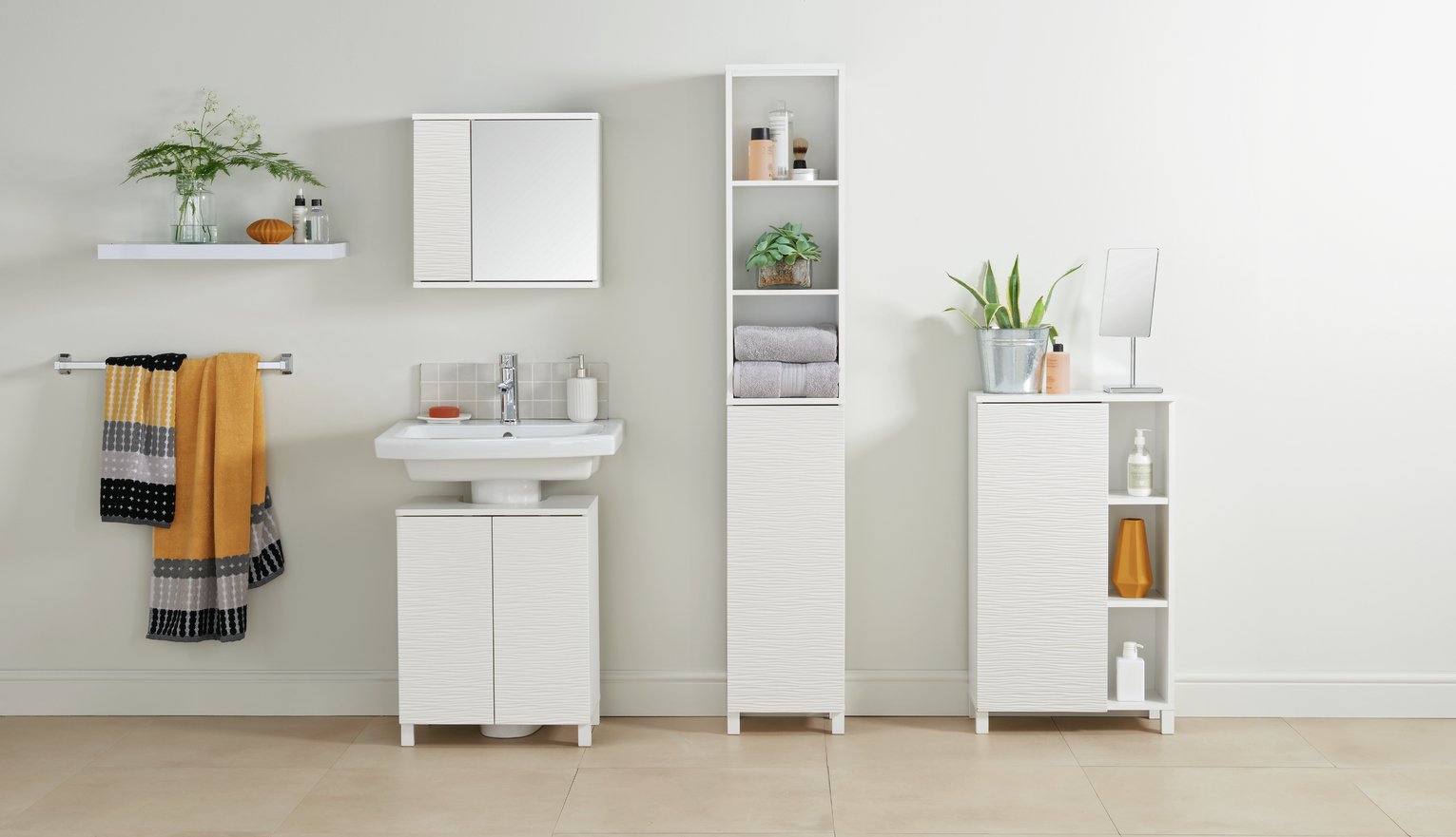 Argos Home Ripple Tall Bathroom Storage Unit Reviews