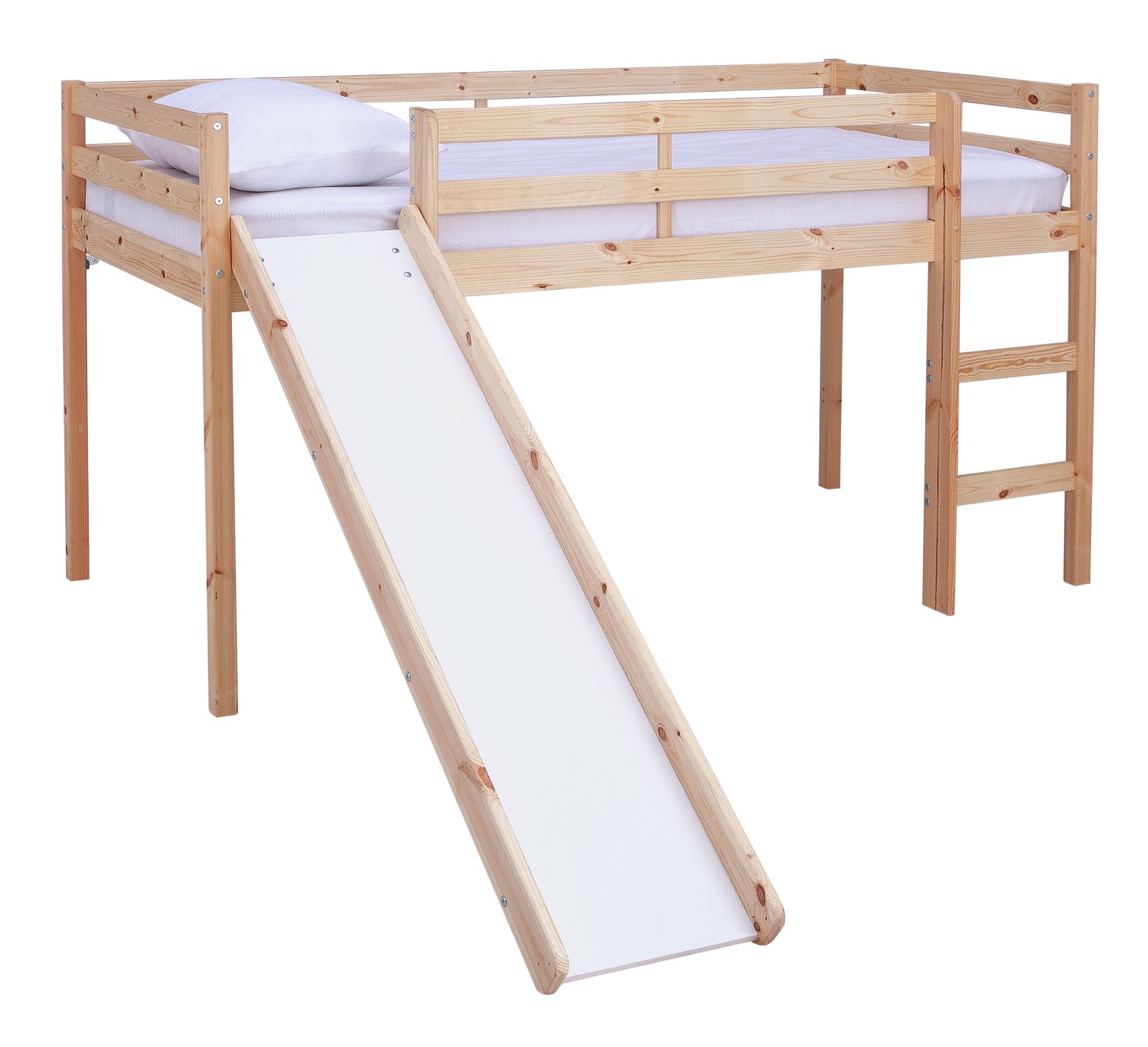Argos Home Kaycie Pine Mid Sleeper with Slide Reviews
