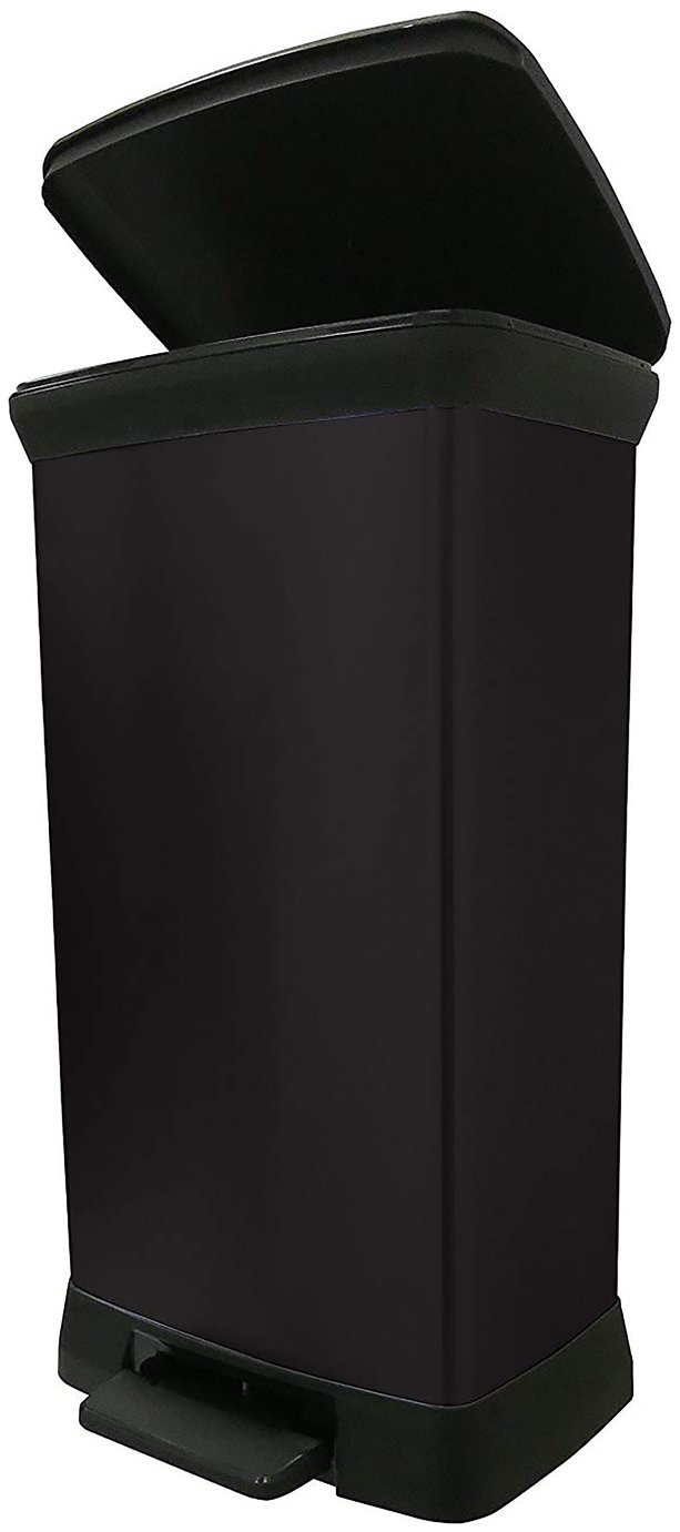 Curver 50 Litre Deco Pedal Bin Black (8244349) Argos Price Tracker