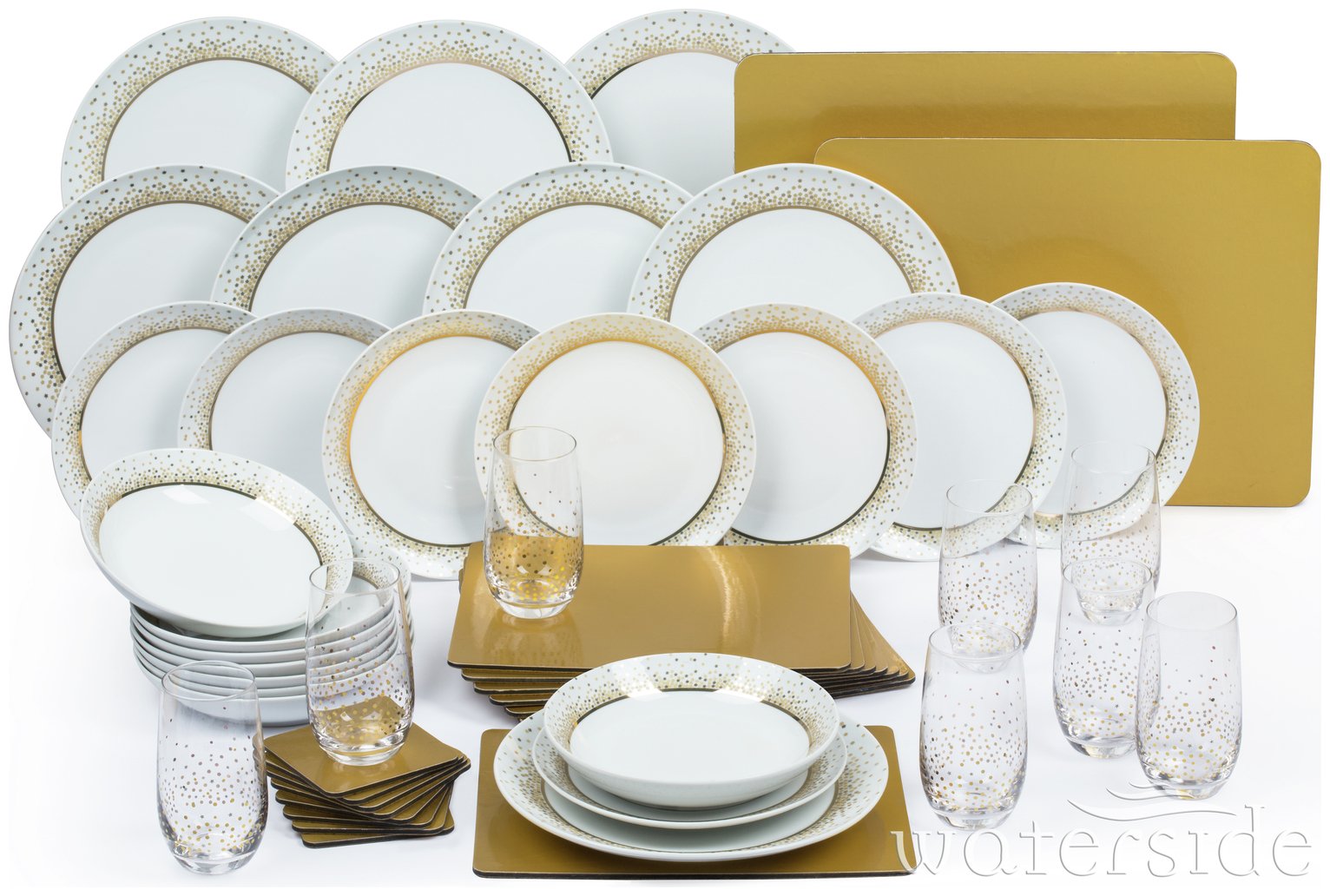 Waterside Sparkle 48 Piece Dinner Set Reviews