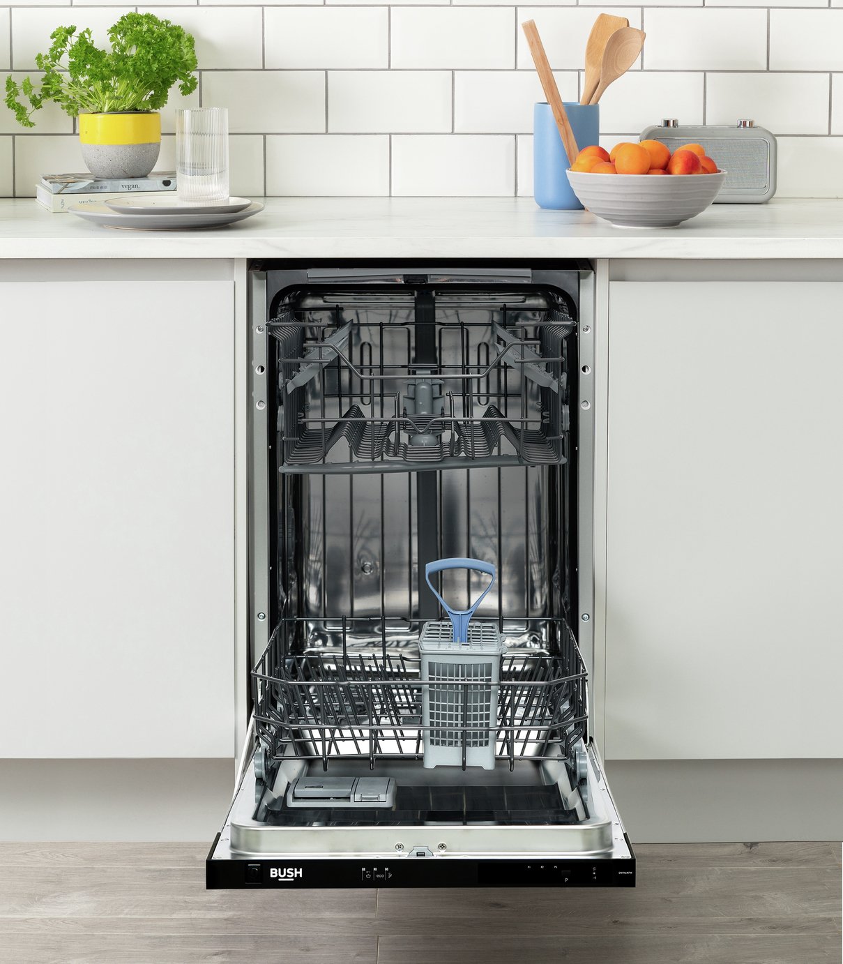 Bush DW9SLINTW Slimline Integrated Dishwasher Reviews Updated May 2023
