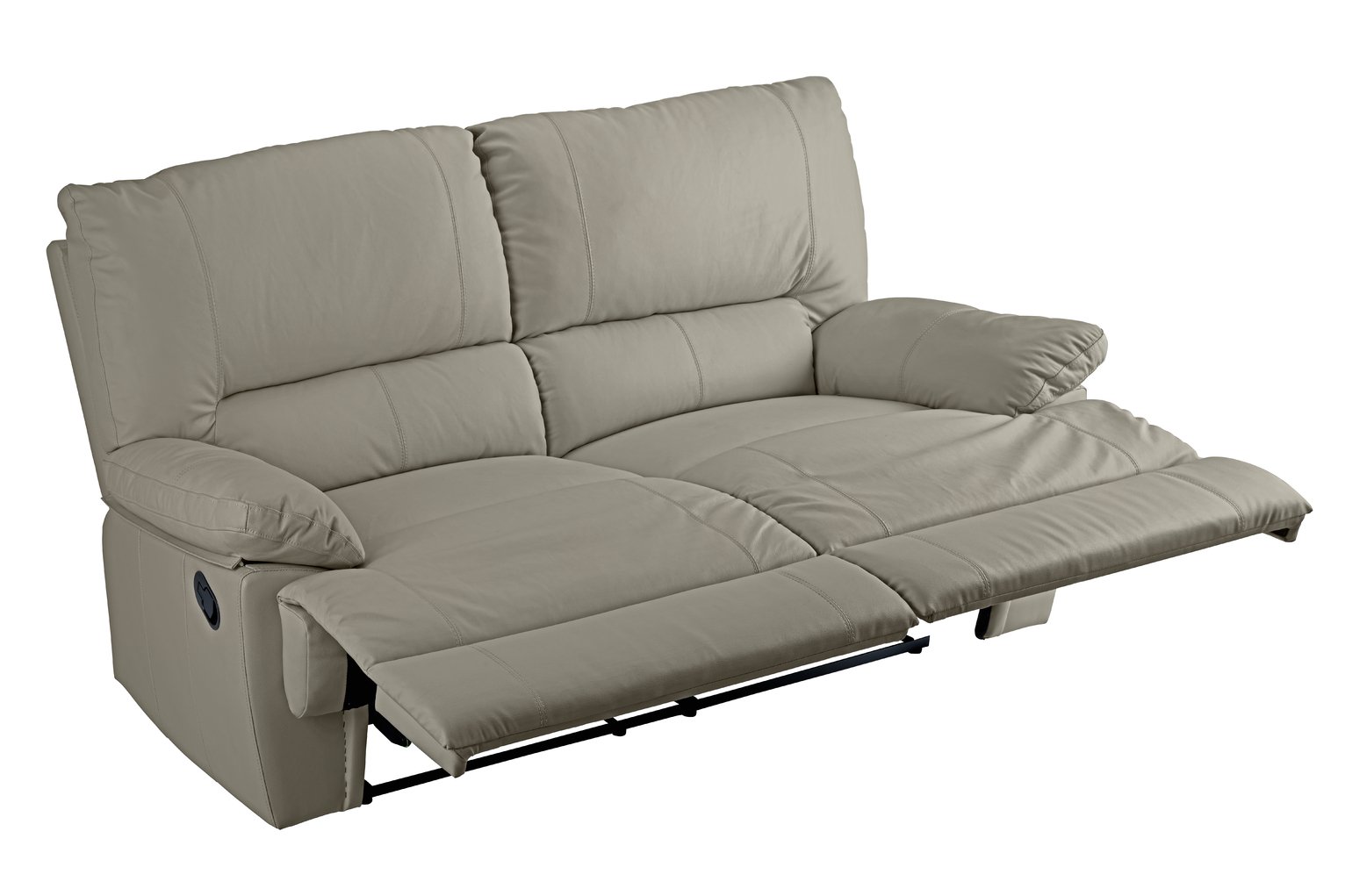 Argos Home Devlin 3 Seater Leather Mix Recliner Sofa Reviews