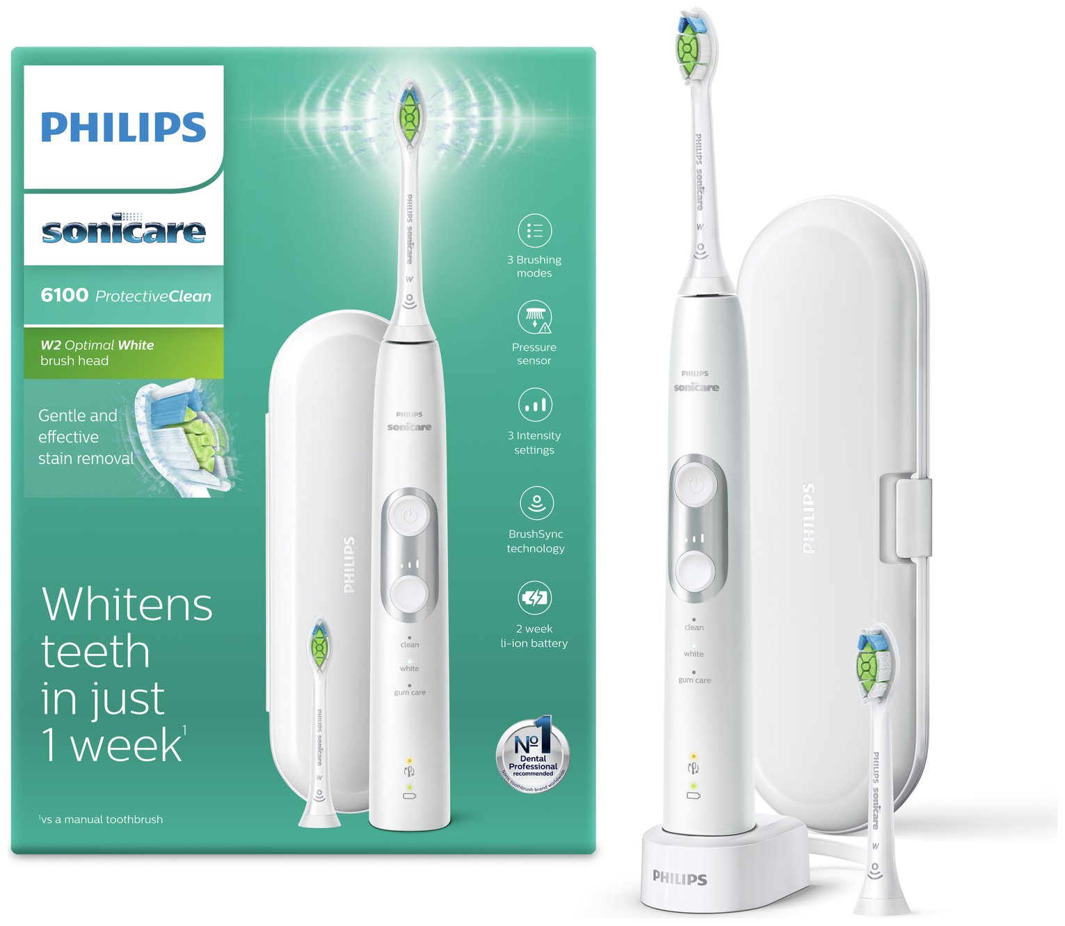 Philips ProtectiveClean Electric Toothbrush Series 6100 Reviews