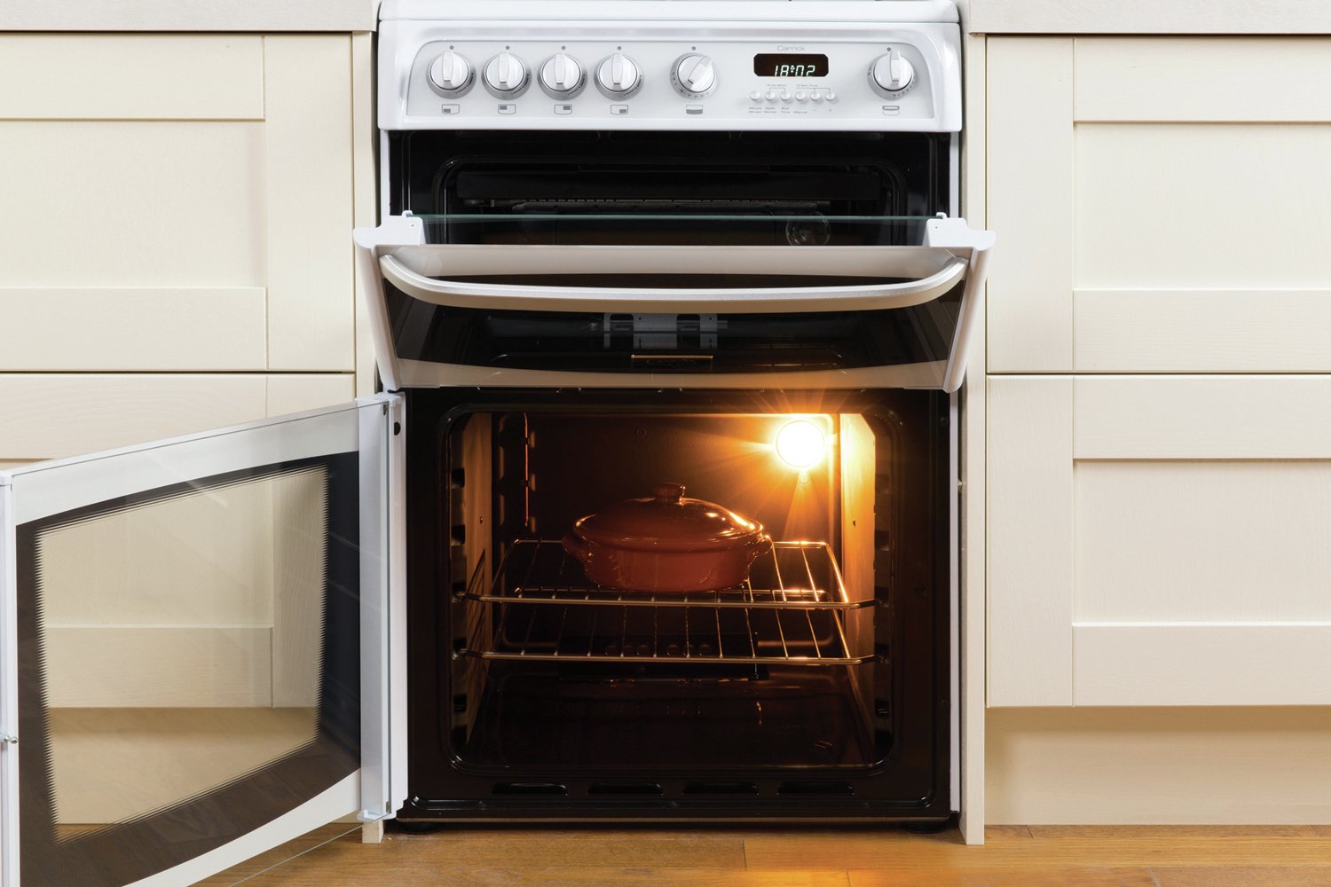 Hotpoint Cannon CH60DHWF 60cm Double Dual Fuel Cooker White Reviews