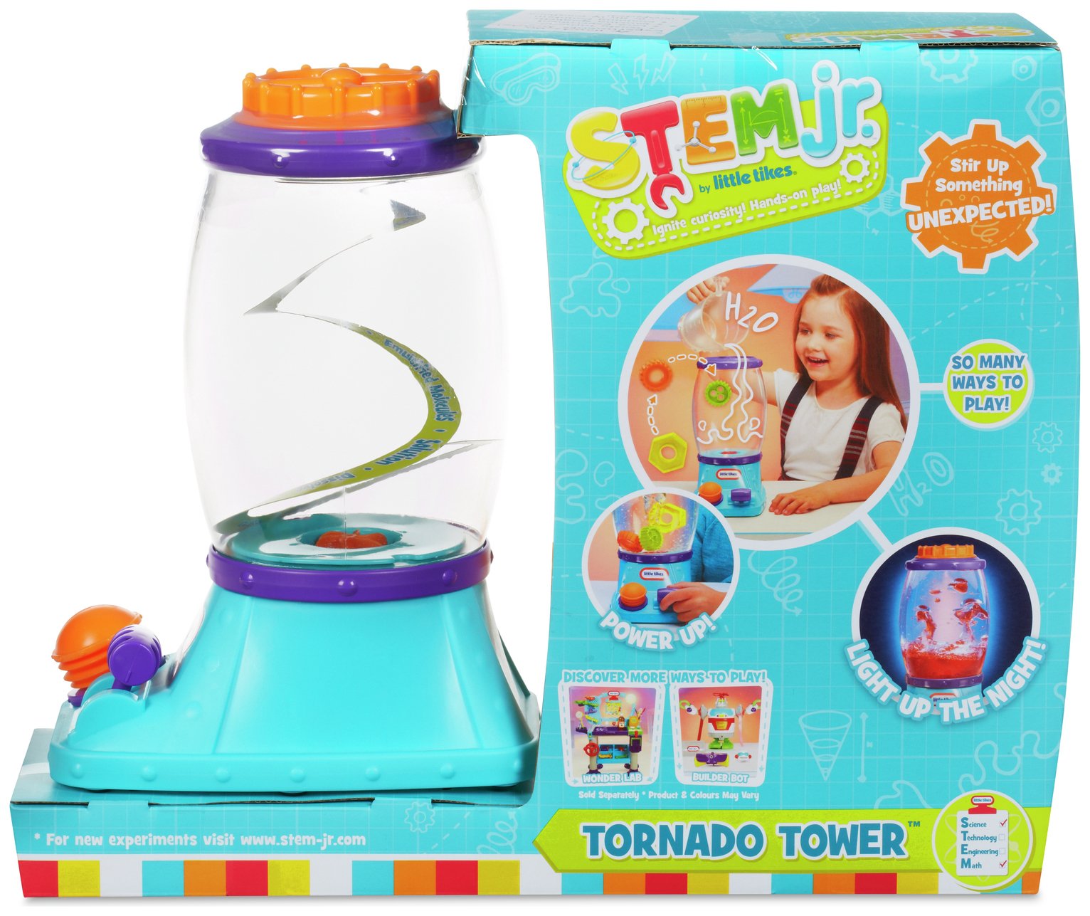 Little Tikes Stem Tornado Tower Water And Use The Joy Stick On The