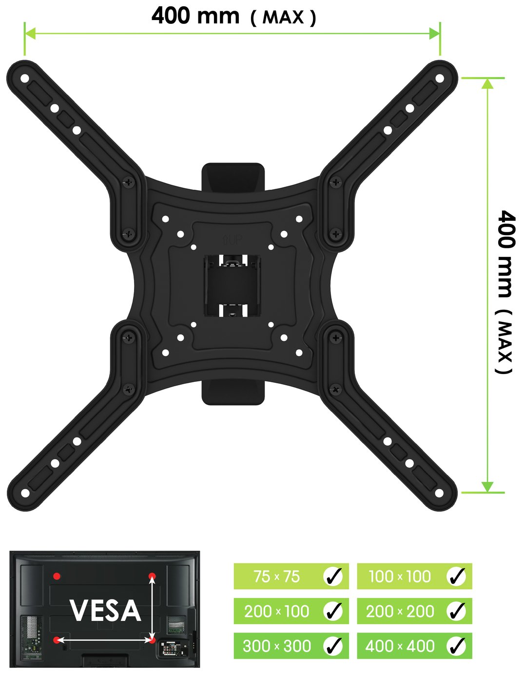AVF Standard Multi Position 3255 Inch TV Wall Bracket Reviews