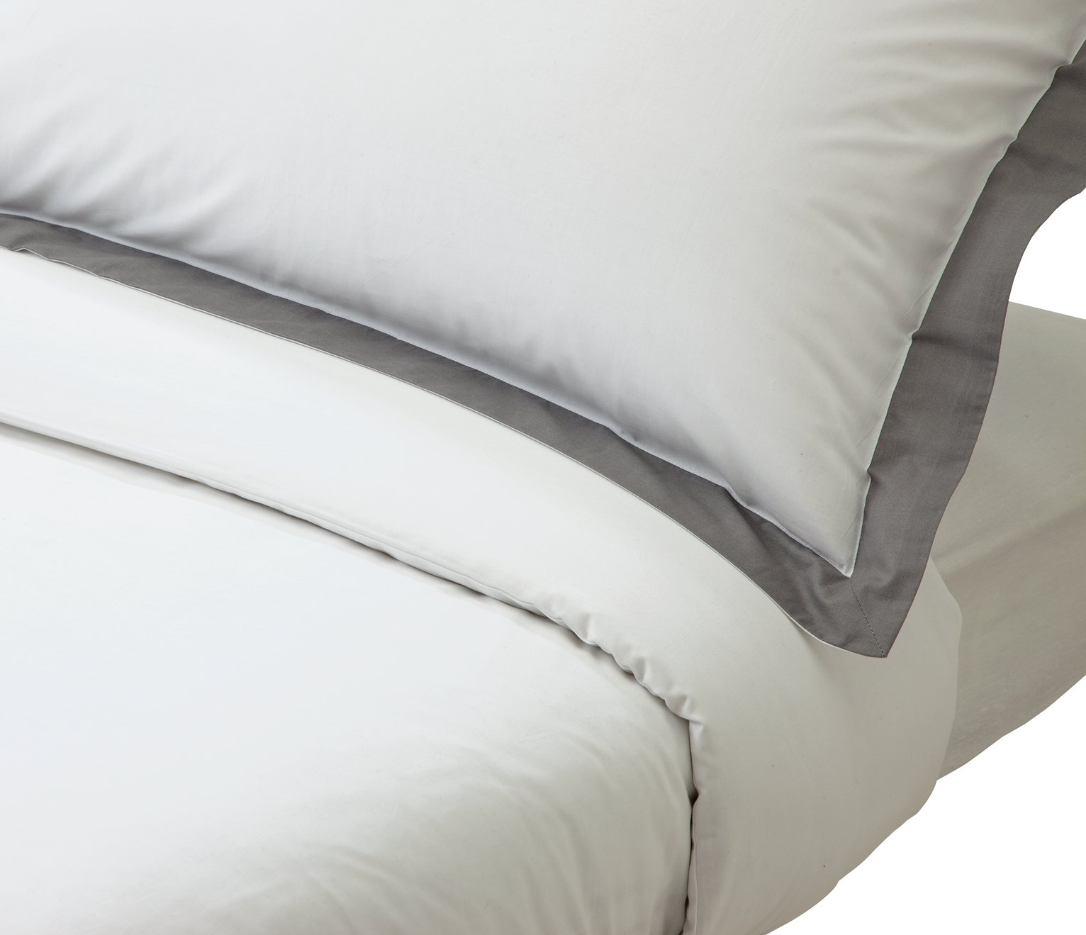 Argos Home White and Grey Oxford Bedding Set Reviews