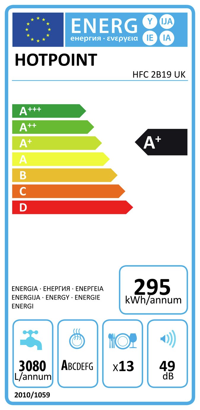 Hotpoint Aquarius HFC 2B19 Freestanding Dishwasher Reviews