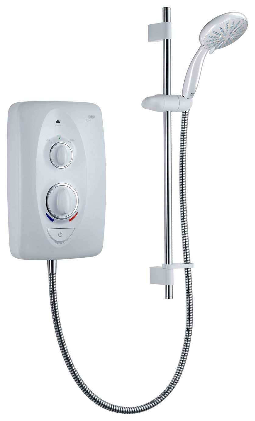 Mira Sprint 9.5kW Electric Shower White (8355647) Argos Price