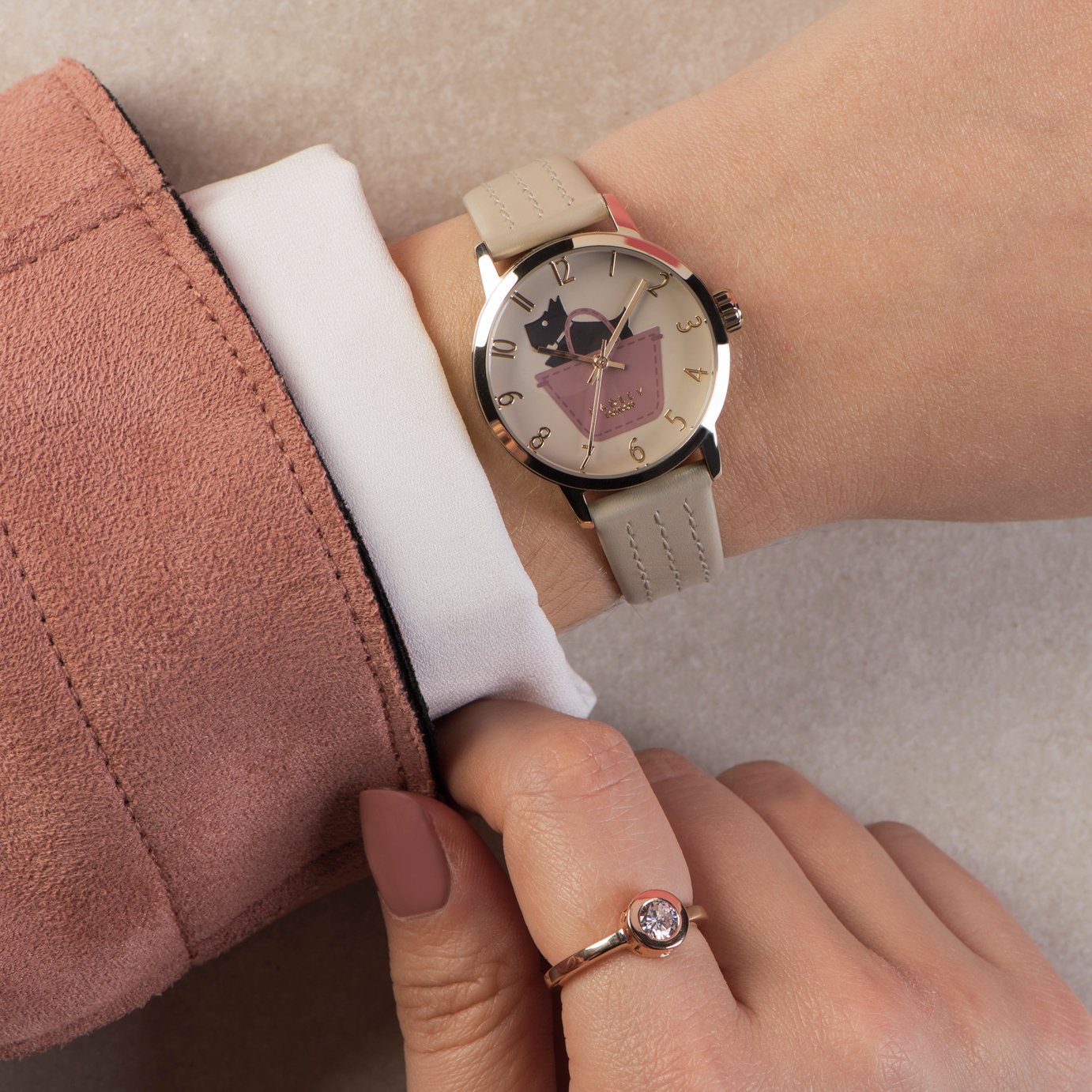 Radley Ladies' Border RY2288 Cream Leather Strap Watch Reviews