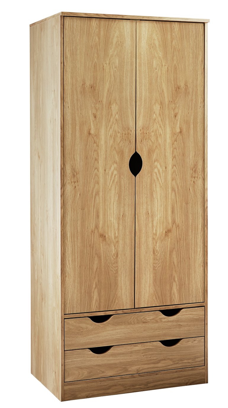 Argos Home Pagnell Oak Effect 2 Door 2 Drawer Wardrobe Reviews