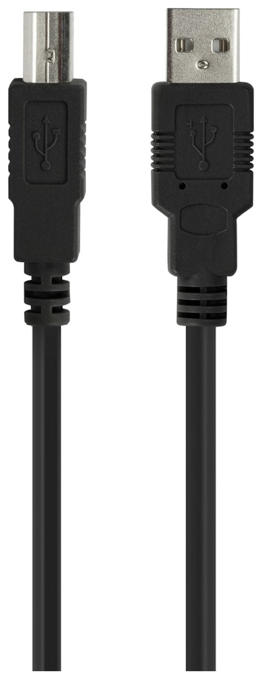 Griffin USB 2.0 AMale to BMale 1.8m Computer Cable (8372307) Argos