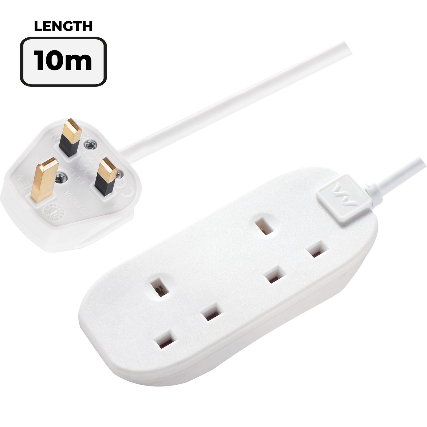 Masterplug 2 Socket 10 Metre Extension Lead Reviews