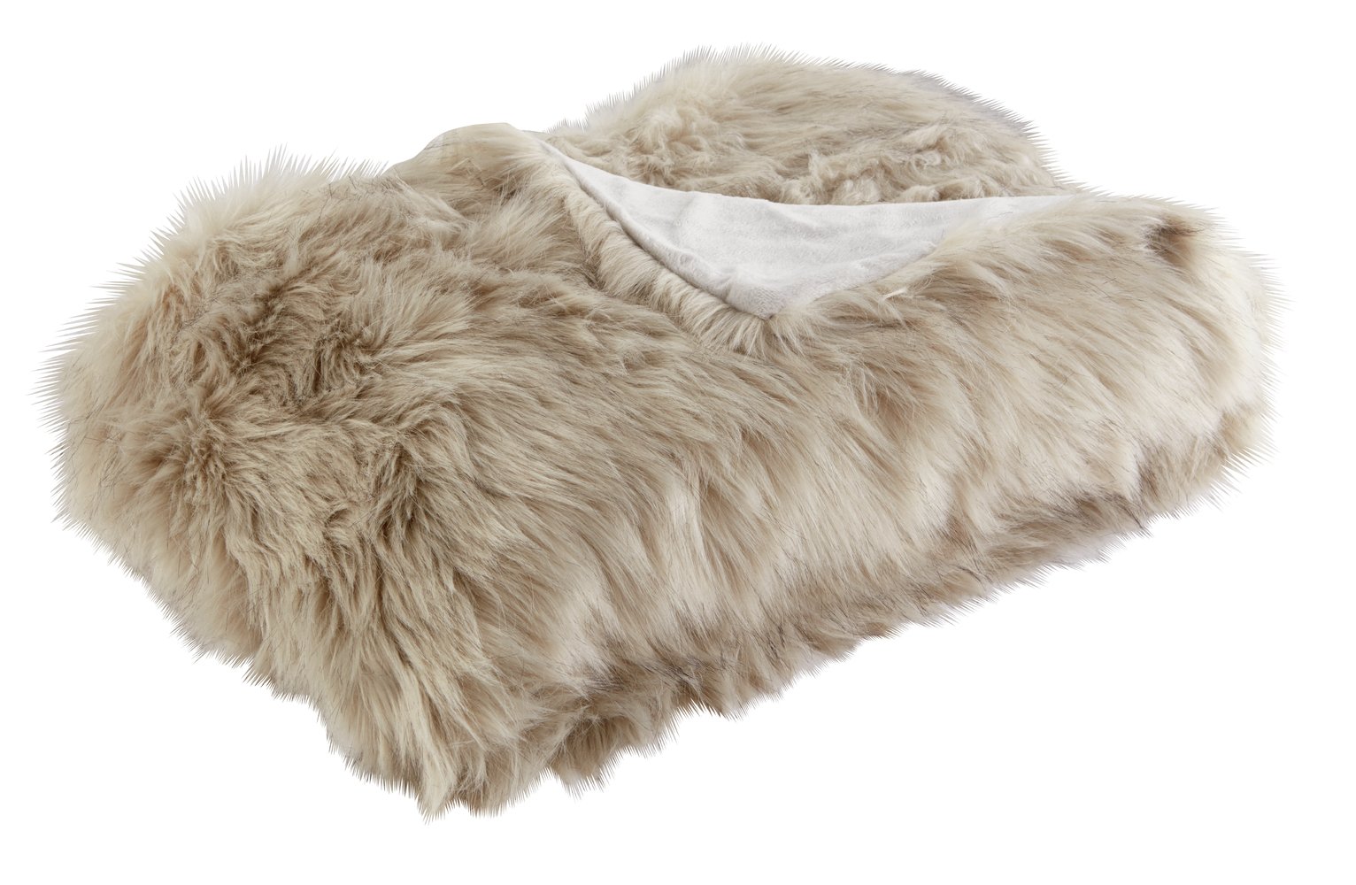 Argos Home Faux Fur Throw Soft Grey (8379348) Argos Price Tracker