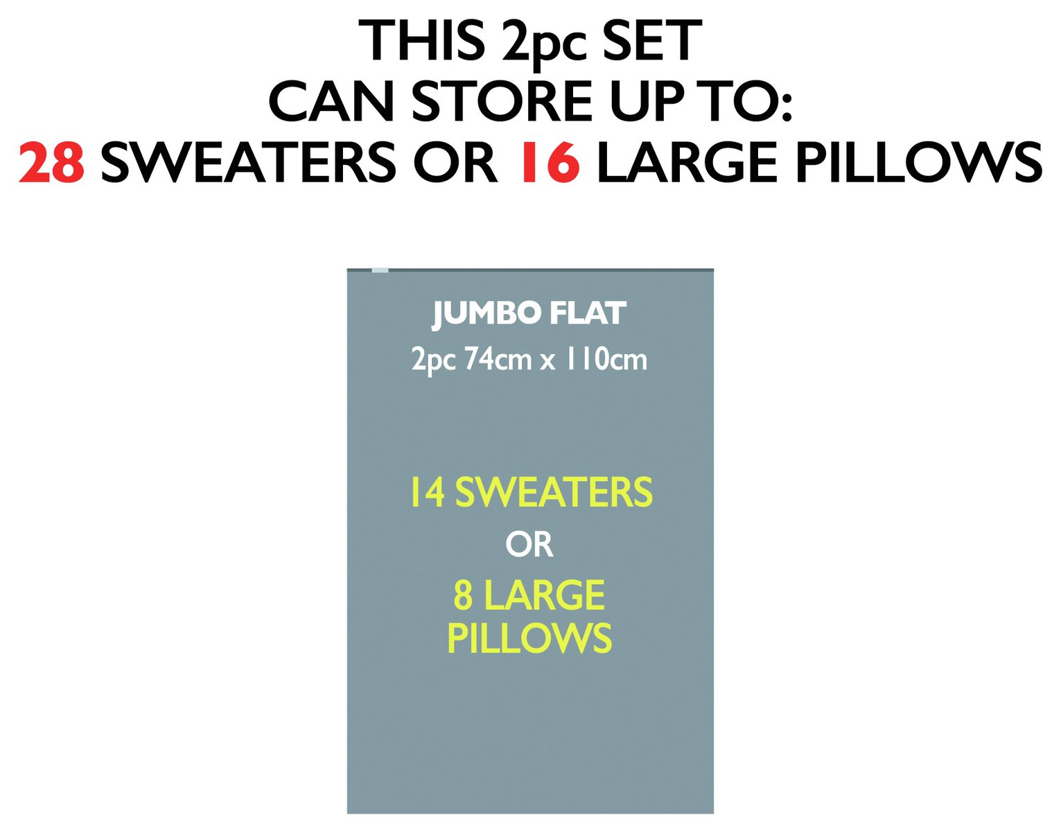 Protect & Store EasiVac Jumbo Vacuum Storage Bag 2 Pc Set Reviews