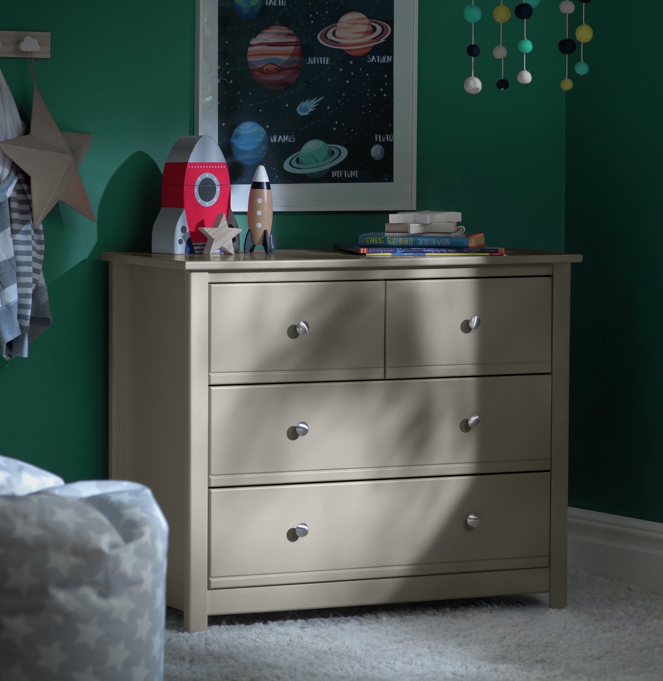 Argos Home Brooklyn Grey 2+2 Chest of Drawers Reviews