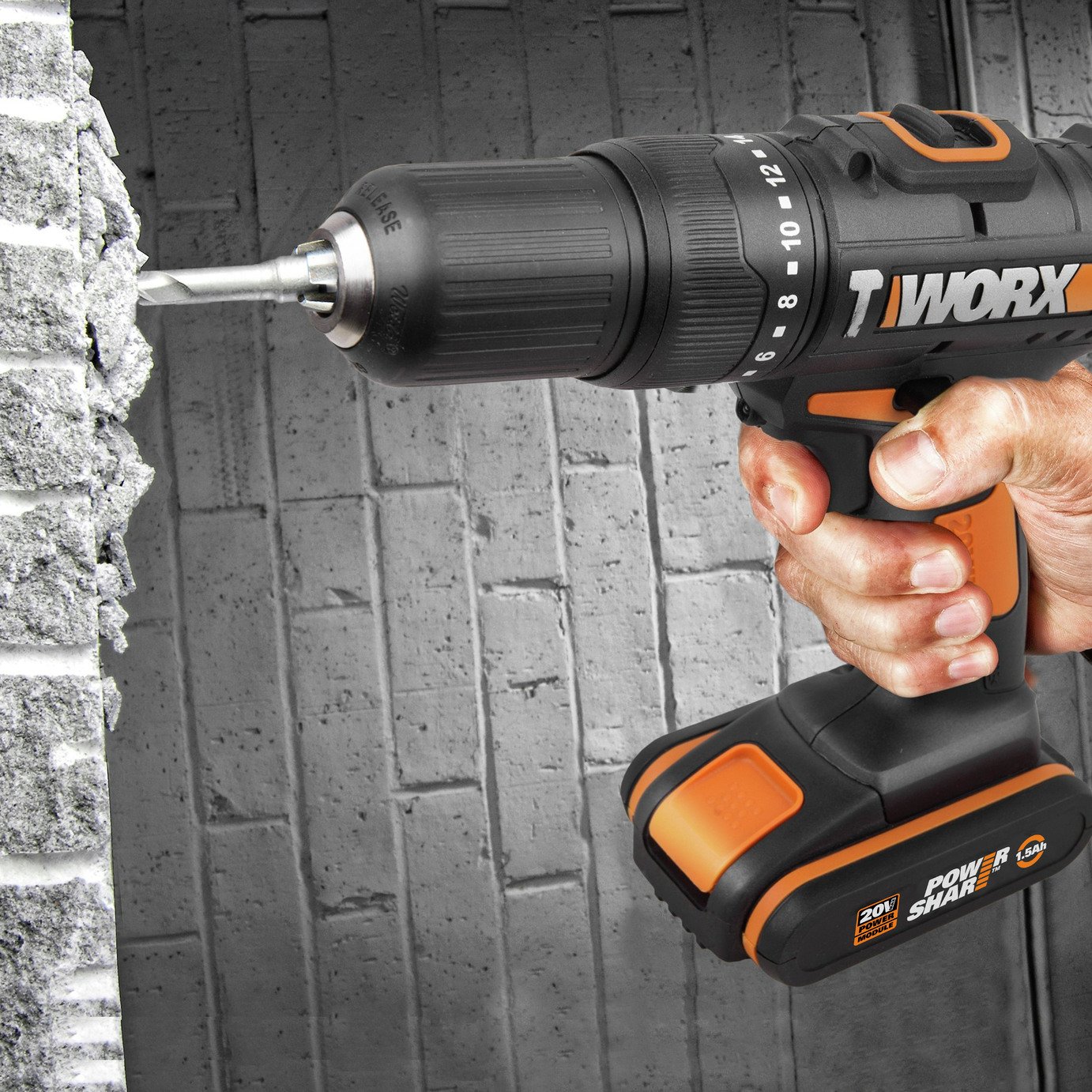 WORX WX386.4 18V 20V MAX Cordless Hammer Drill +50pc Set Reviews