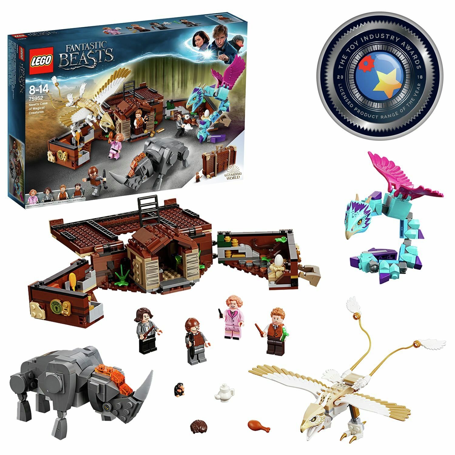 LEGO Fantastic Beasts Newt's Case of Magical Creatures75952 (8455482