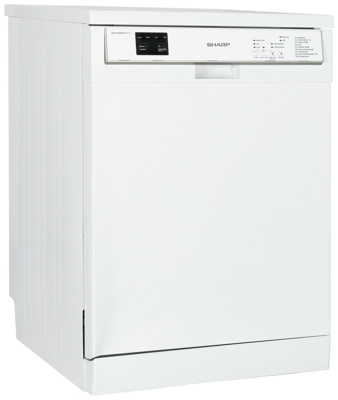 Sharp QWHY25F463W Full Size Freestanding Dishwasher Reviews
