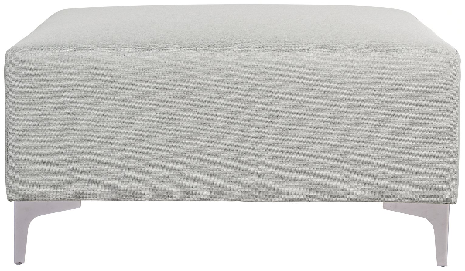 Argos Home Hale Fabric Footstool Light Grey (8471679) Argos Price