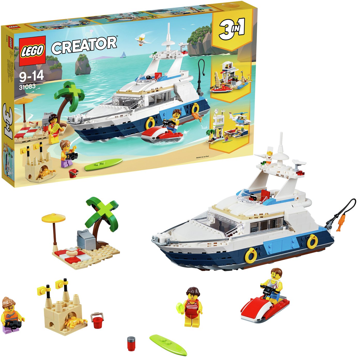 LEGO CREATOR Cruising Adventures 3in1 Model Fun Toy 31083 (8472472