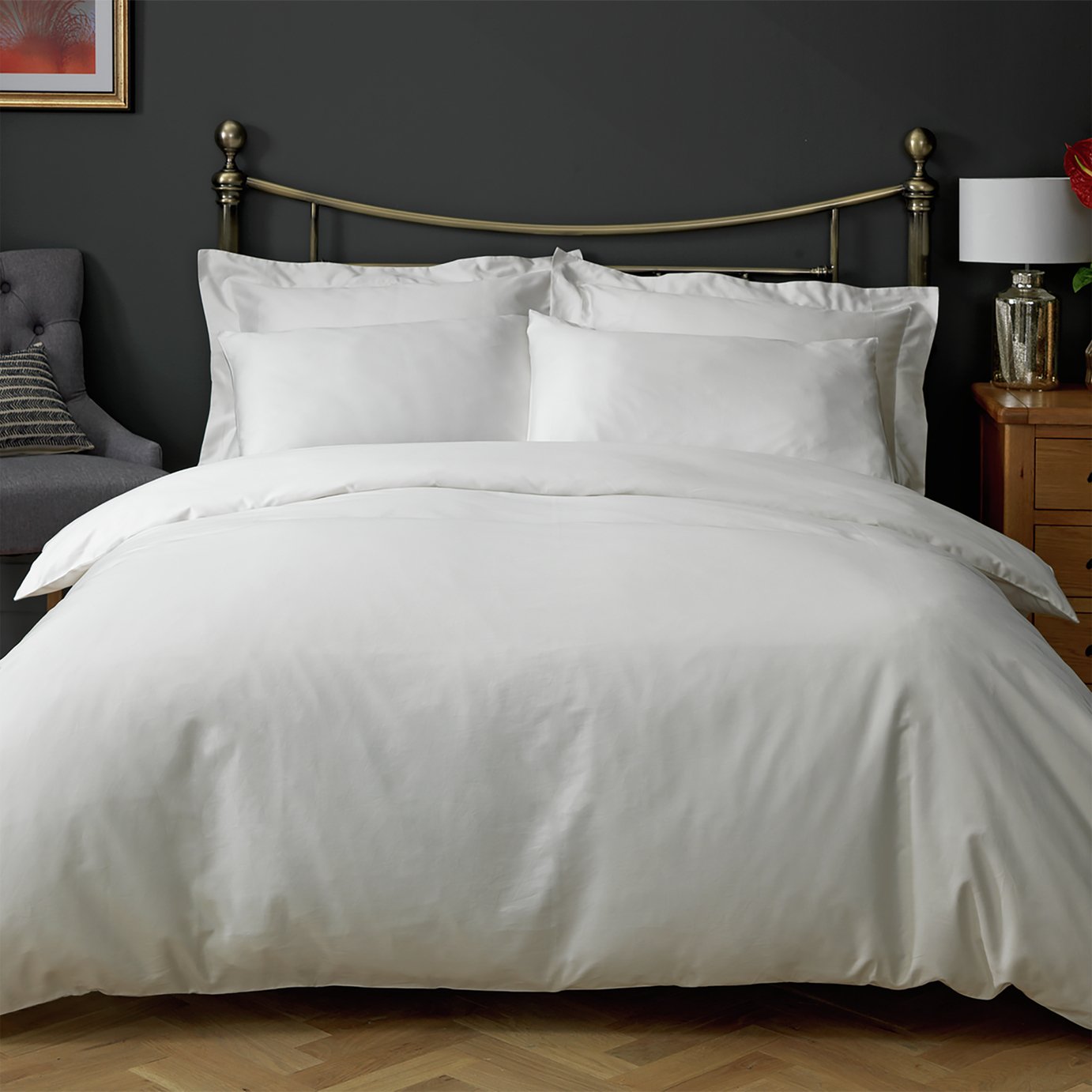 Argos Home 400 TC Ivory Oxford Bedding Set Reviews