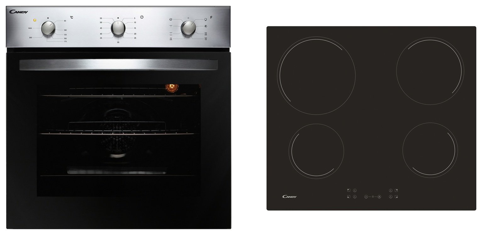 Candy COEHP60X Ceramic Hob with Electric Oven Pack (8472733) Argos