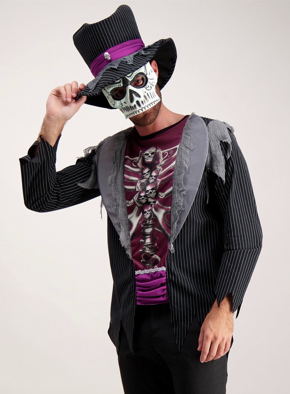 Halloween Men's Skeleton Tuxedo Fancy Dress Large/X Large Reviews