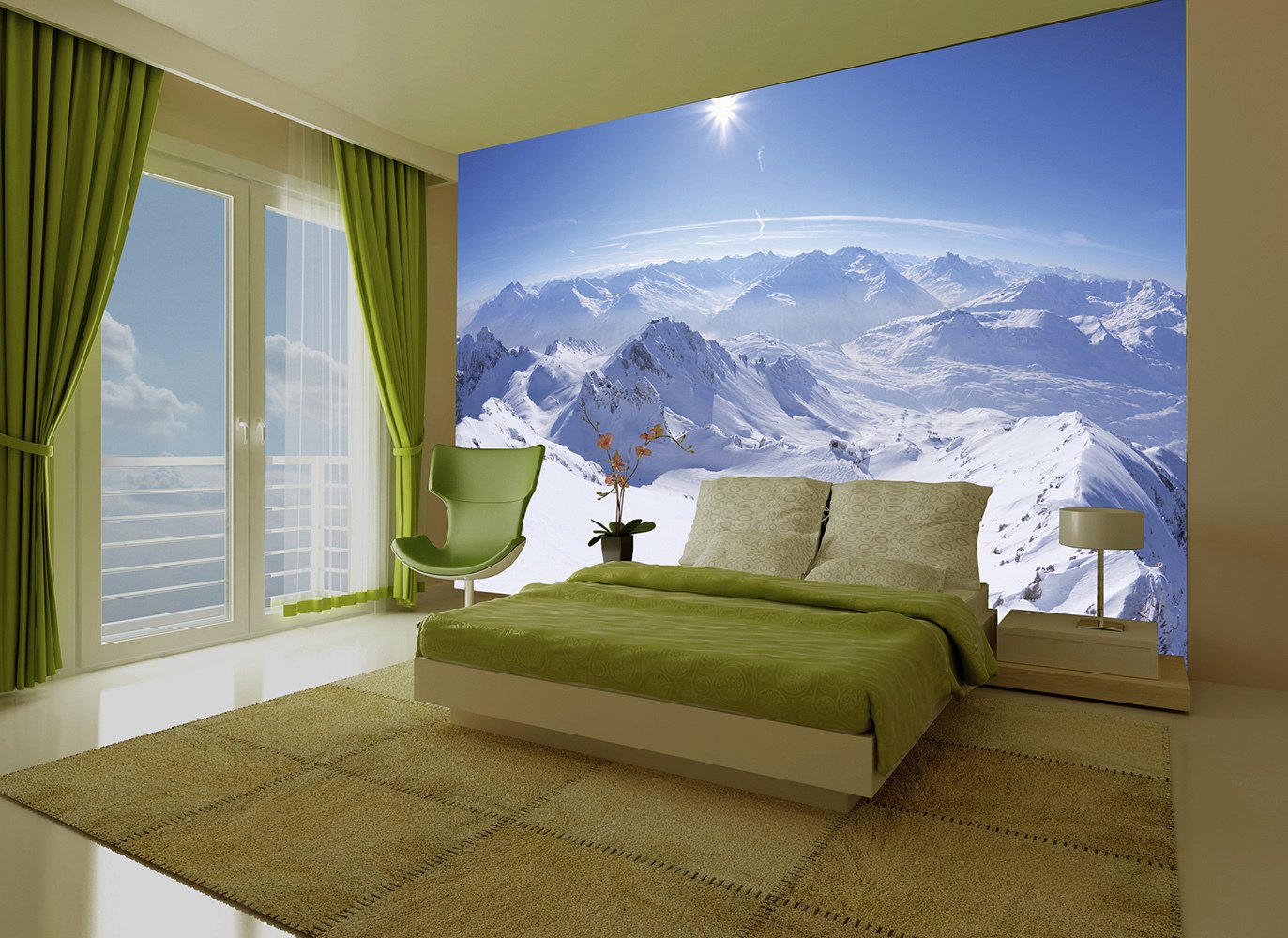 1Wall Mountain View Wall Mural. Reviews
