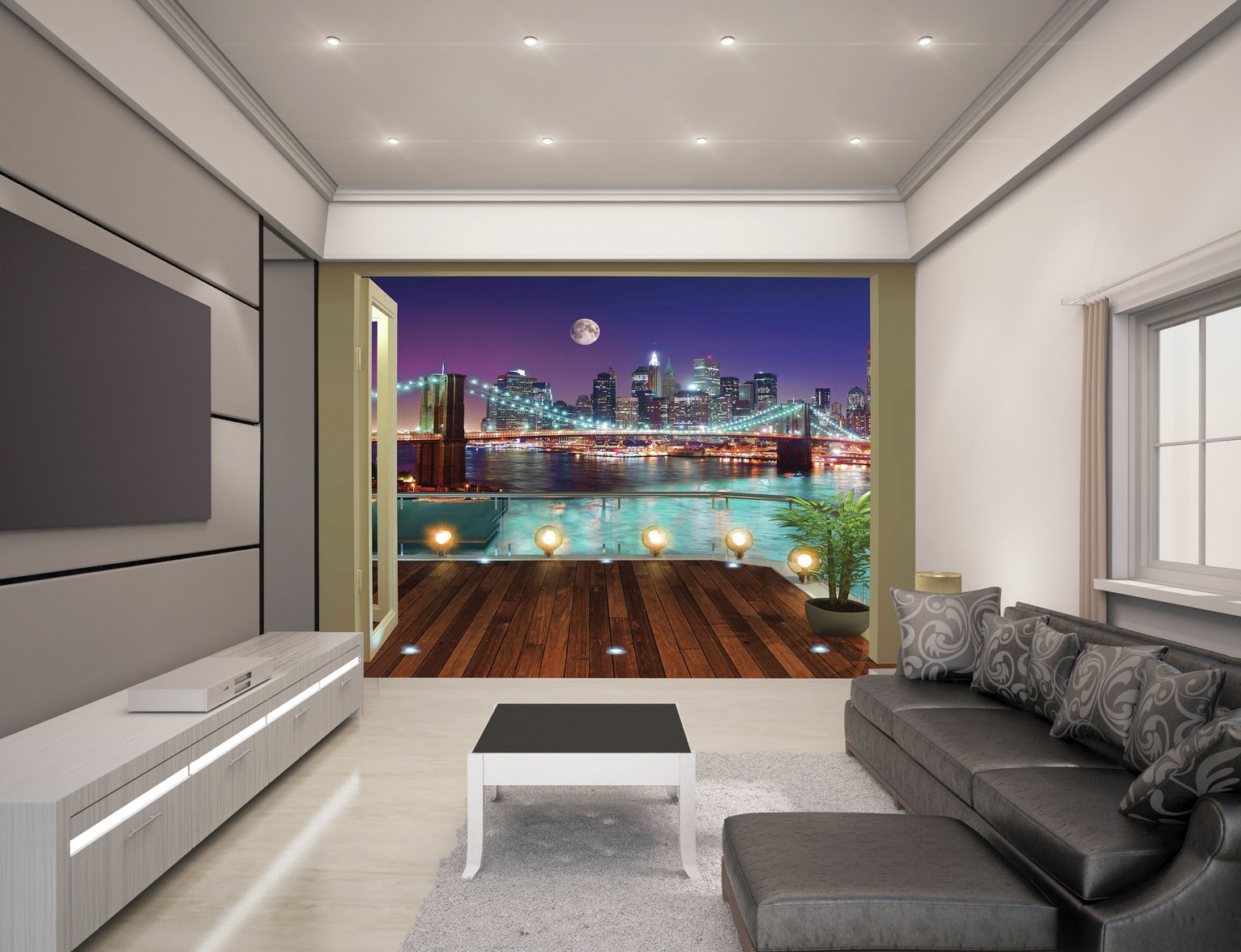 Walltastic Brooklyn Bridge NYC Wallpaper Mural. Reviews