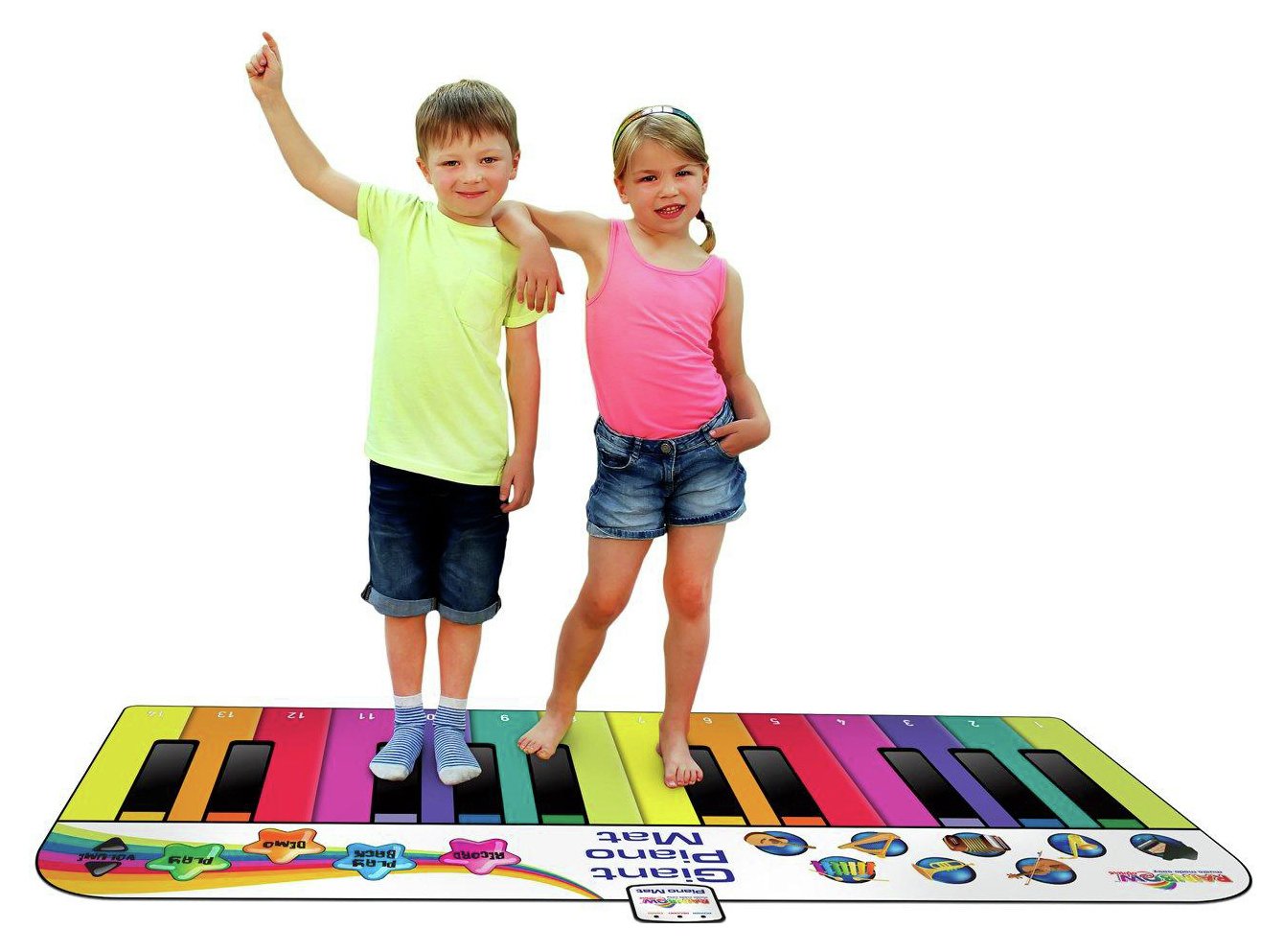 Rainbow Colours 6ft Giant Piano Mat Reviews