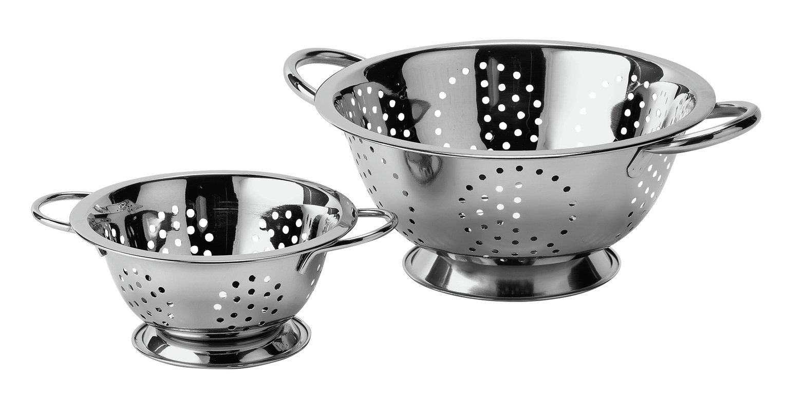 Argos Home Set of 2 Stainless Steel Colanders Reviews
