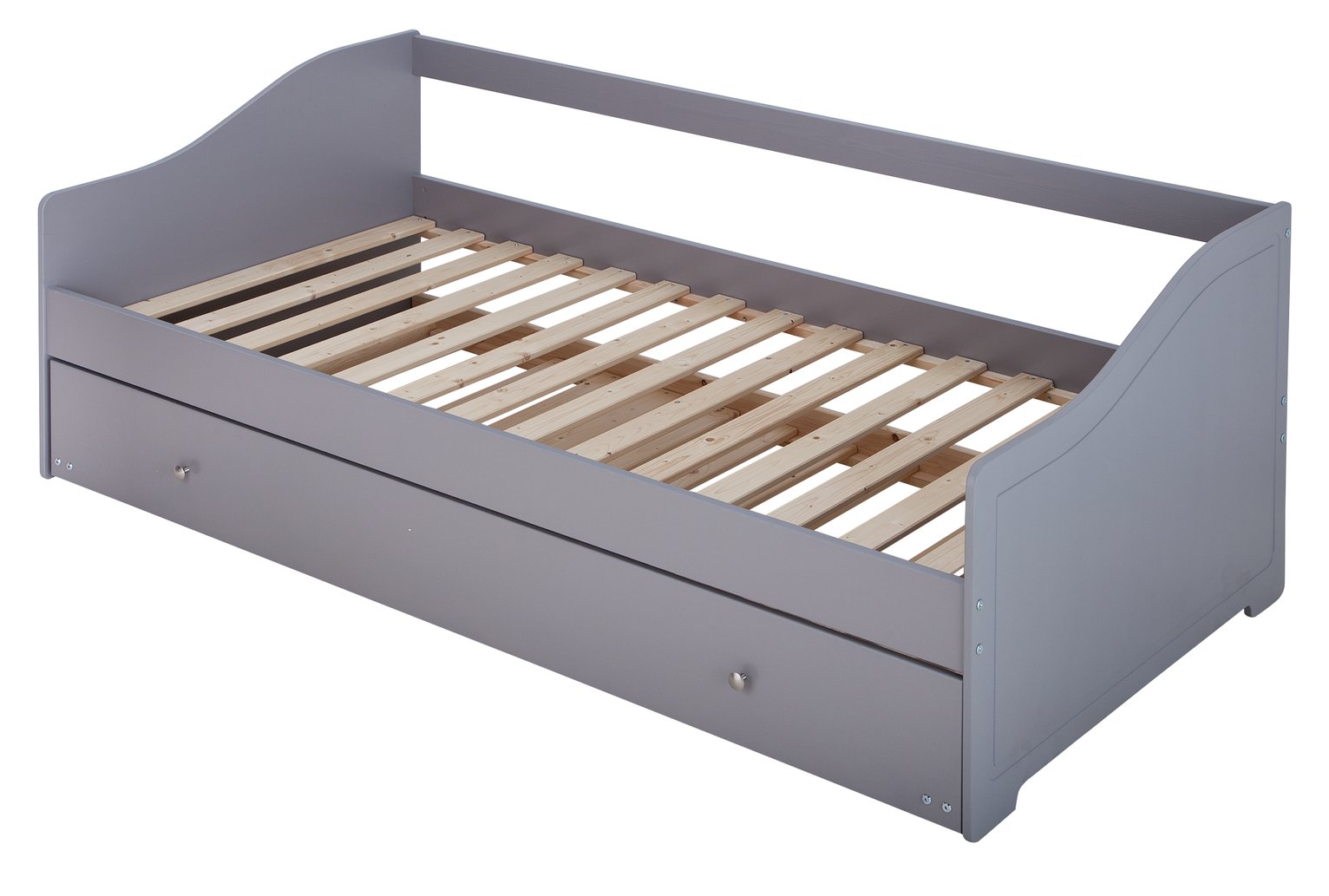 Argos Home Brooklyn Grey Day Bed with Trundle & Mattress Reviews