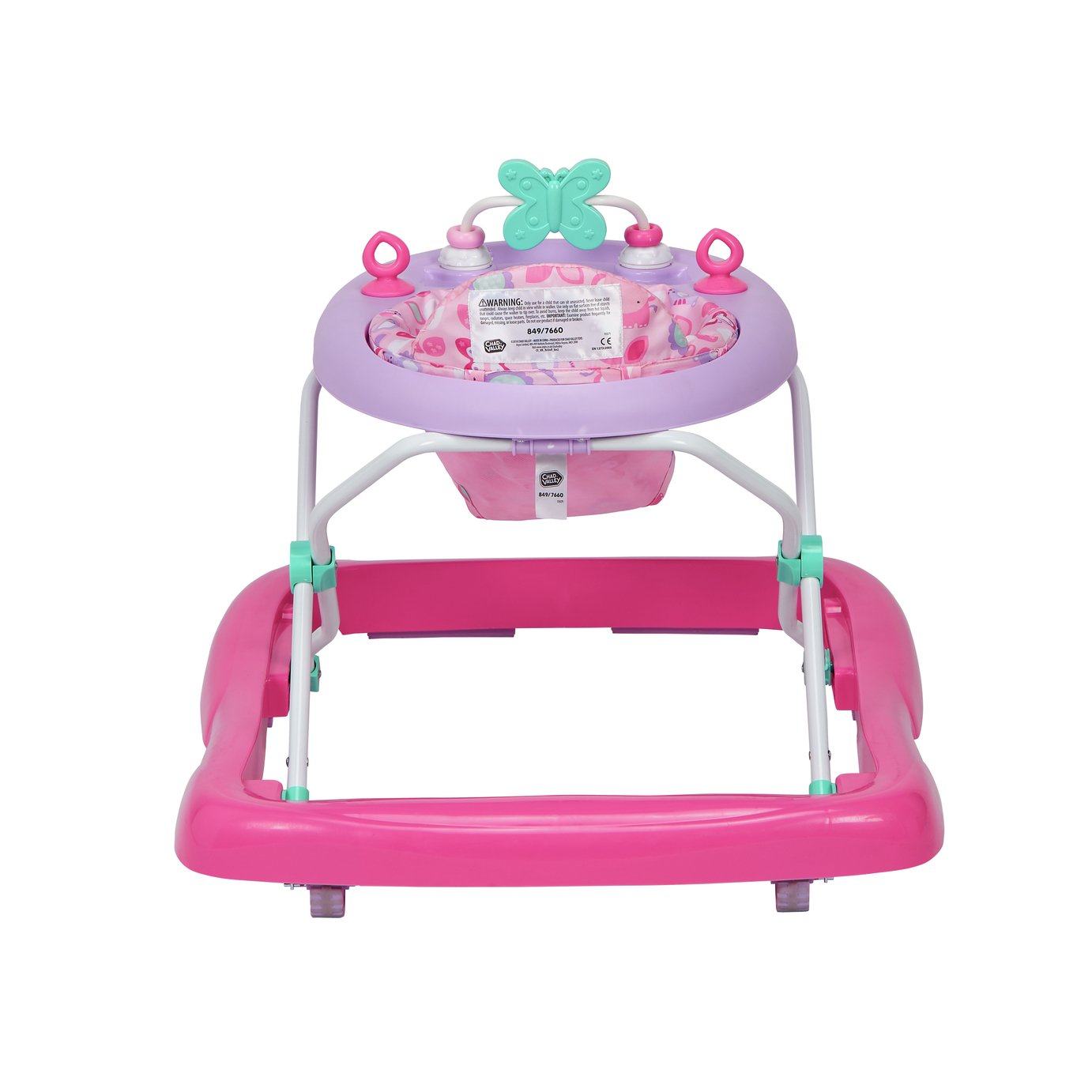 Chad Valley Butterfly Fun Foldable Pink Baby Walker Reviews Updated