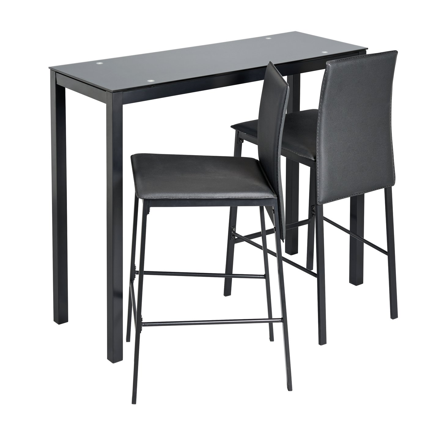 Argos Home Lido Glass Bar Table and 2 Chairs Reviews