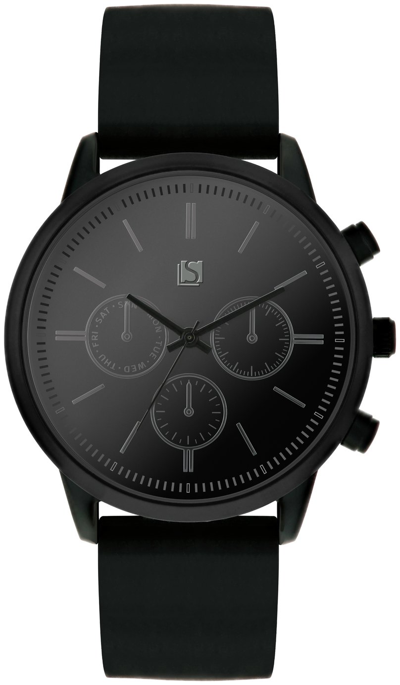 Spirit Men's Black Rubber Strap Watch Reviews